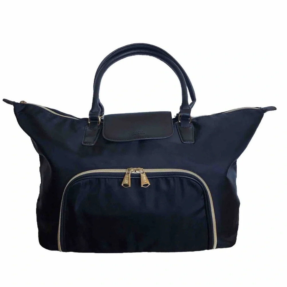 Aimee Kestenberg Women's Black Nylon Travel/Laptop Tote